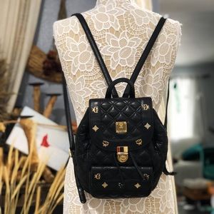 Authentic MCM leather backpack